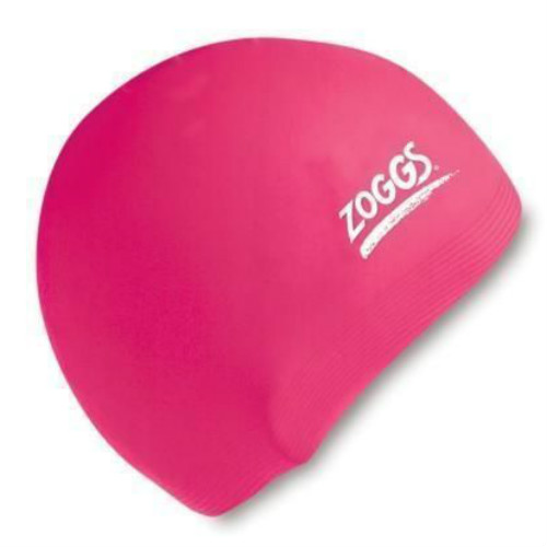 Zoggs silicone swim cap roze ZOGGS300771